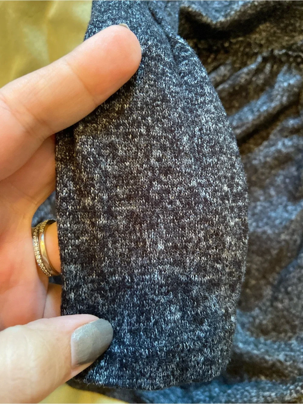 Old Navy 3T heathered grey/black long sleeve turtleneck dress